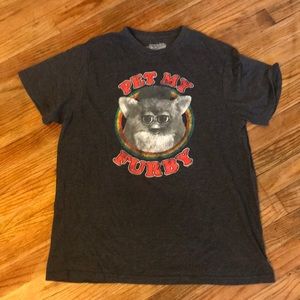 Old navy collectabilities graphic tee pet my furby